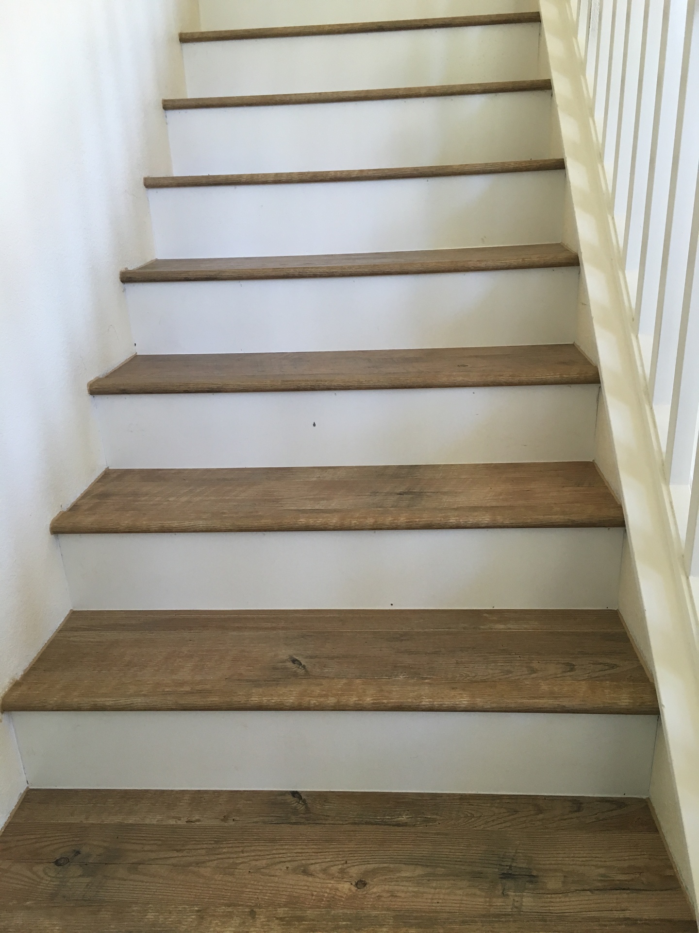 Hardwood stairs