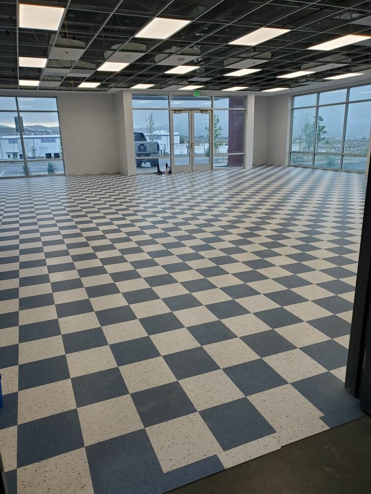 VCT tile installation